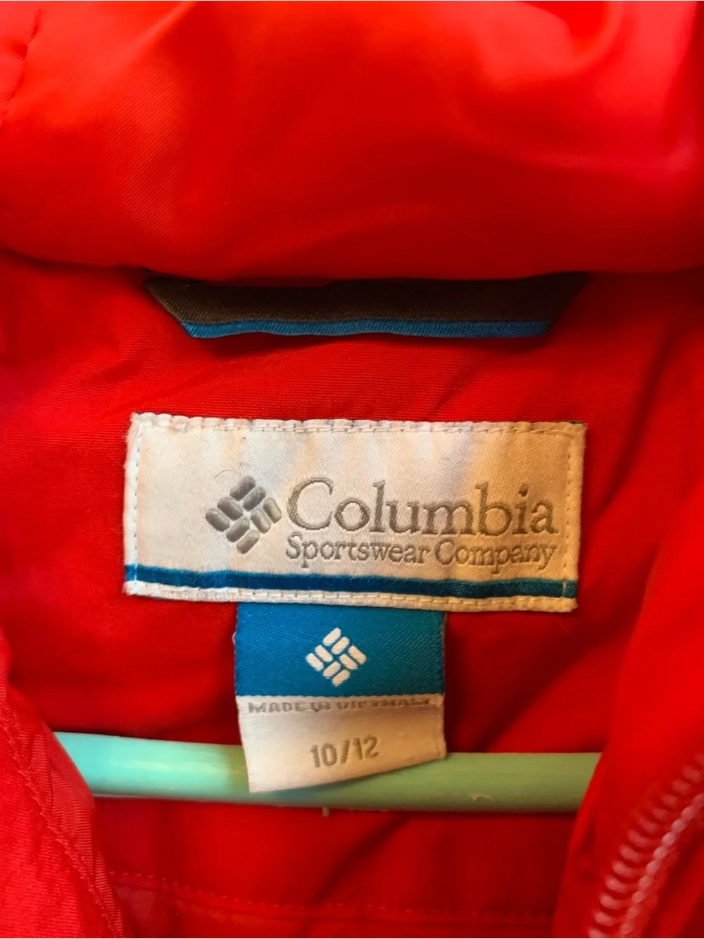 Columbia Kids Colorblock Red, Gray & Black Puffer Jacket